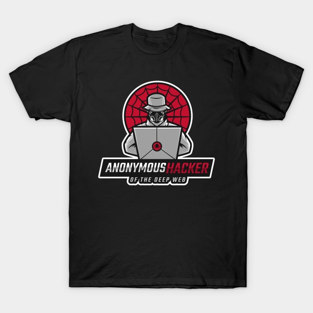 Anonymous Hacker of the Deep Web T-Shirt by leo-jess